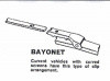 Wiper blade, 5.2mm bayonet fitting for flat screen